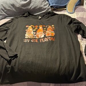 Black 'Tis the Season Long Sleeve Shirt